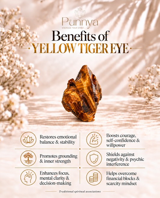 Natural Yellow Tiger Eye Bracelet – Strength & Protection