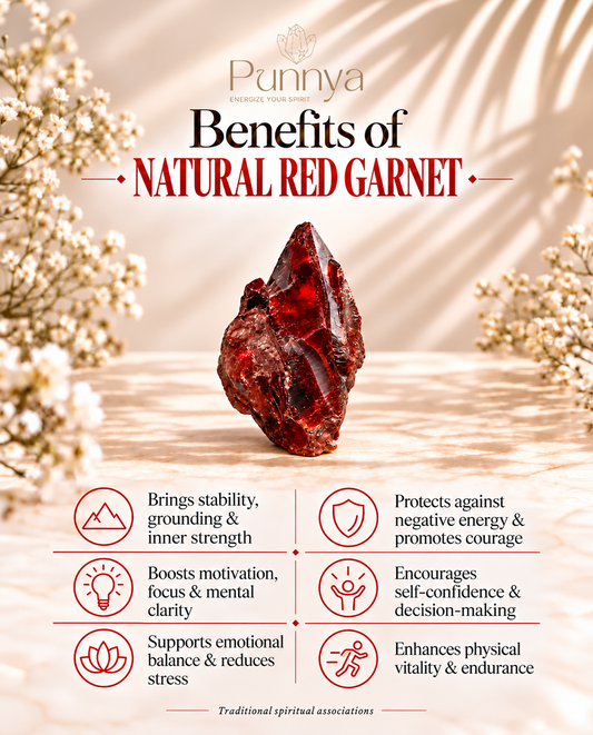 Natural Red Garnet Bracelet