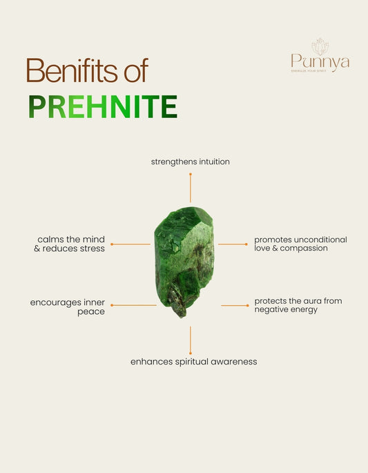 Natural Prehnite Bracelet - Love,Healing, and Spiritual growth.