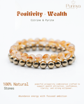 Citrine & Pyrite Bracelet Powder Combo