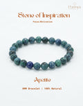 Natural Apatite Bracelet-Stone of Inspiration and Manifestation
