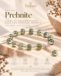 Love - Healing - Spiritual Growth | Natural Prehnite Bracelet