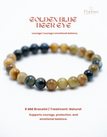 Natural Golden Blue Tiger Eye Bracelet