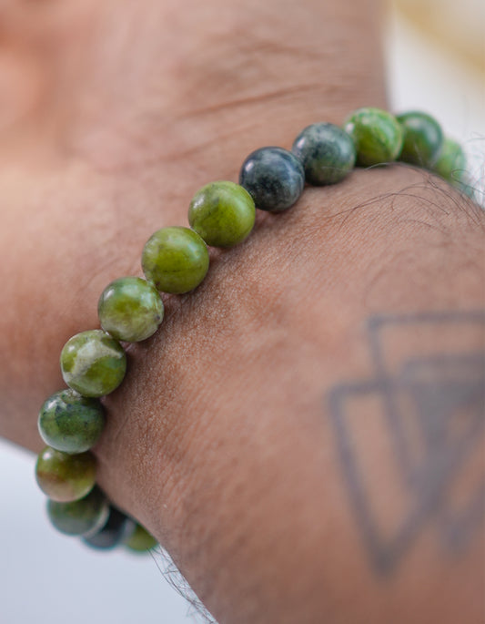 Natural Green Jade Bracelet
