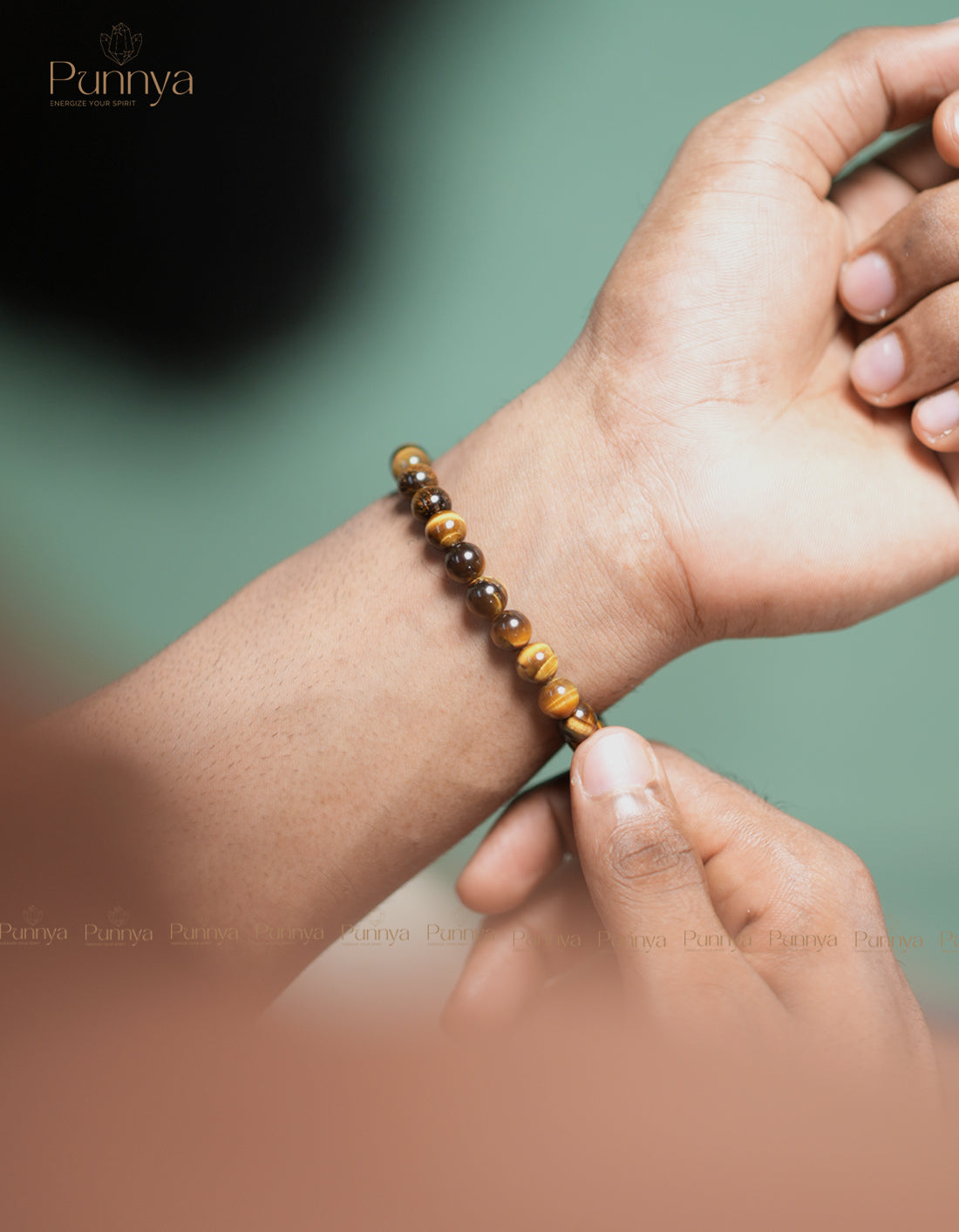 Natural Yellow Tiger Eye Bracelet – Strength & Protection