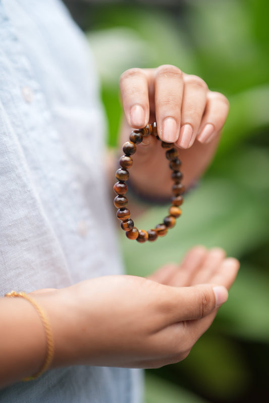 Natural Yellow Tiger Eye Bracelet – Courage, Focus &amp; Protection