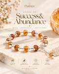Silver Natural Citrine Bracelet - Success And Prosperity