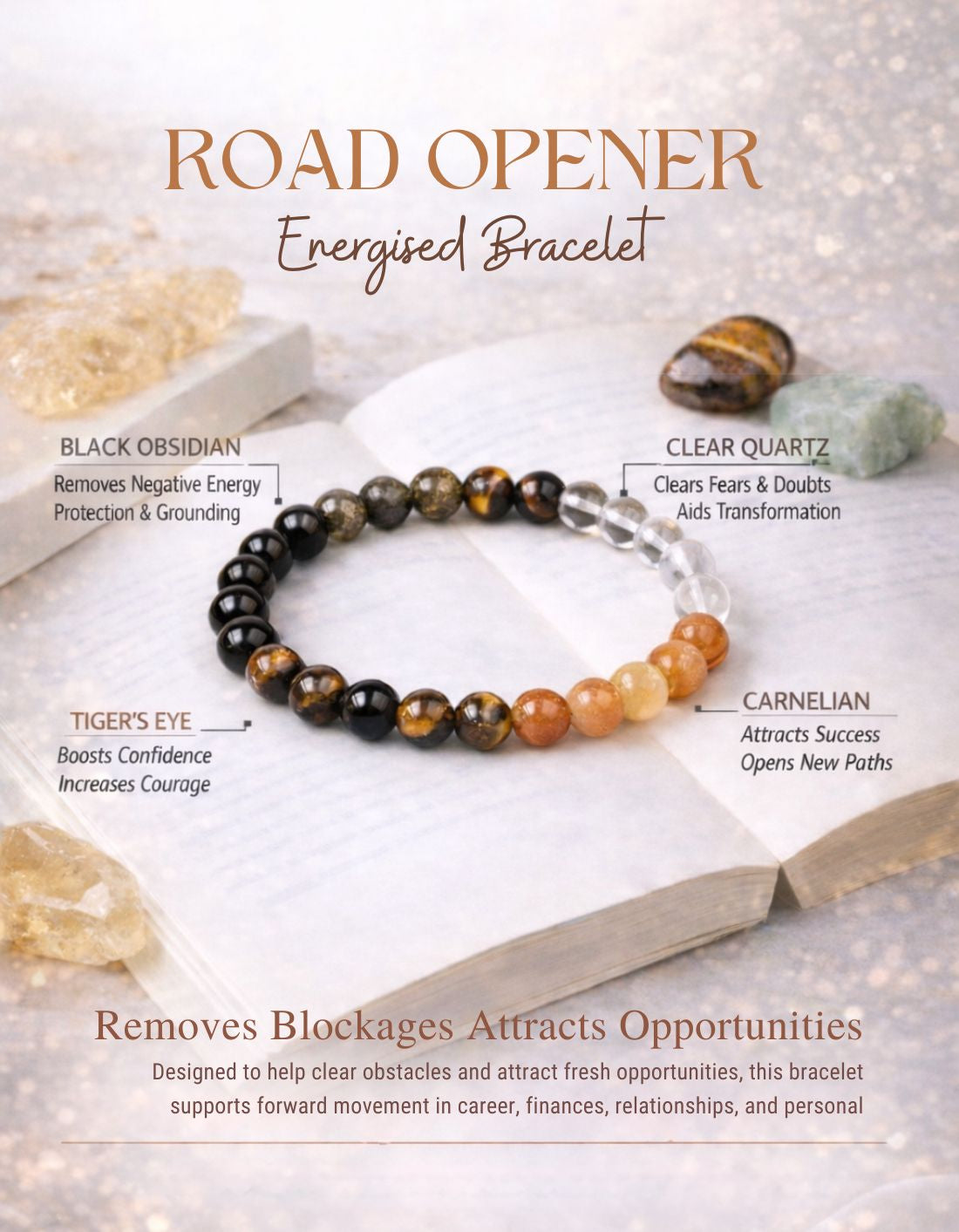 Removes Blockages • Attracts Opportunities • Clears Energy Paths