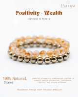 Citrine & Tiger Eye Bracelet Power Combo