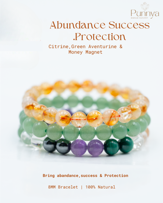 Citrine, Green Aventurine & Money Magnet