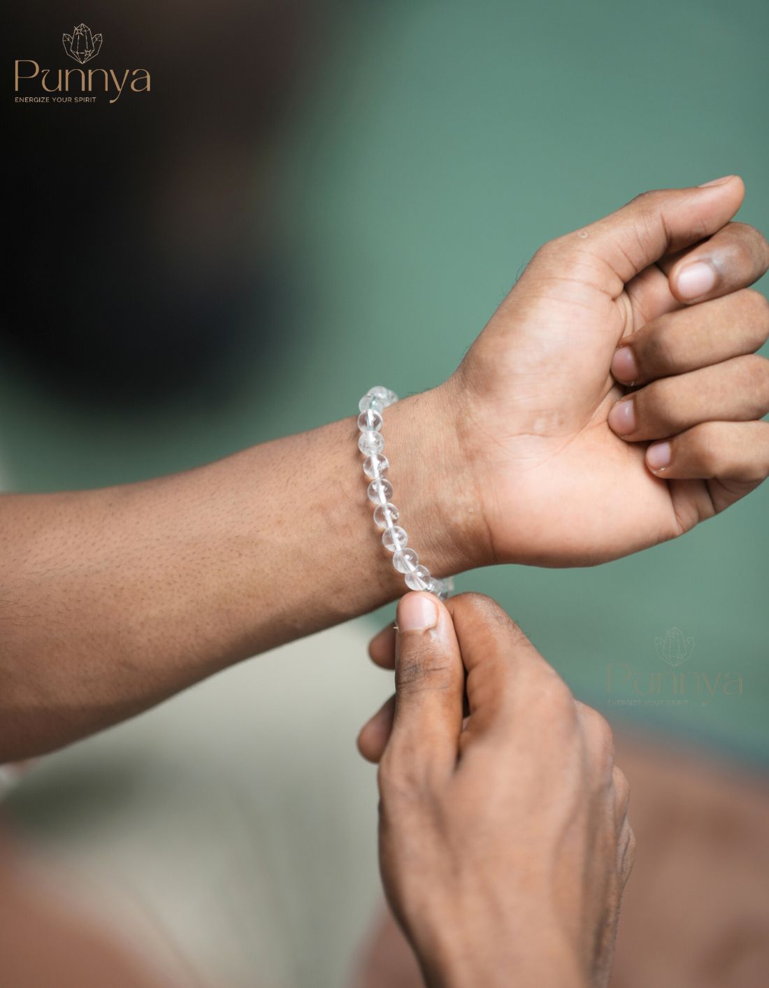 Clear Quartz Healing Bracelet – Crystal of Light & Positivity