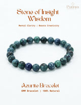 Natural Azurite Bracelet  - Stone of Insight and Wisdom