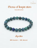 Natural Apatite Bracelet-Stone of Inspiration and Manifestation