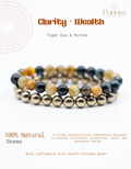 Tiger Eye & Pyrite Bracelet Power Combo