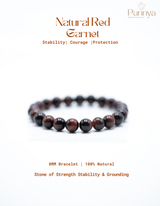 Natural Red Garnet Bracelet