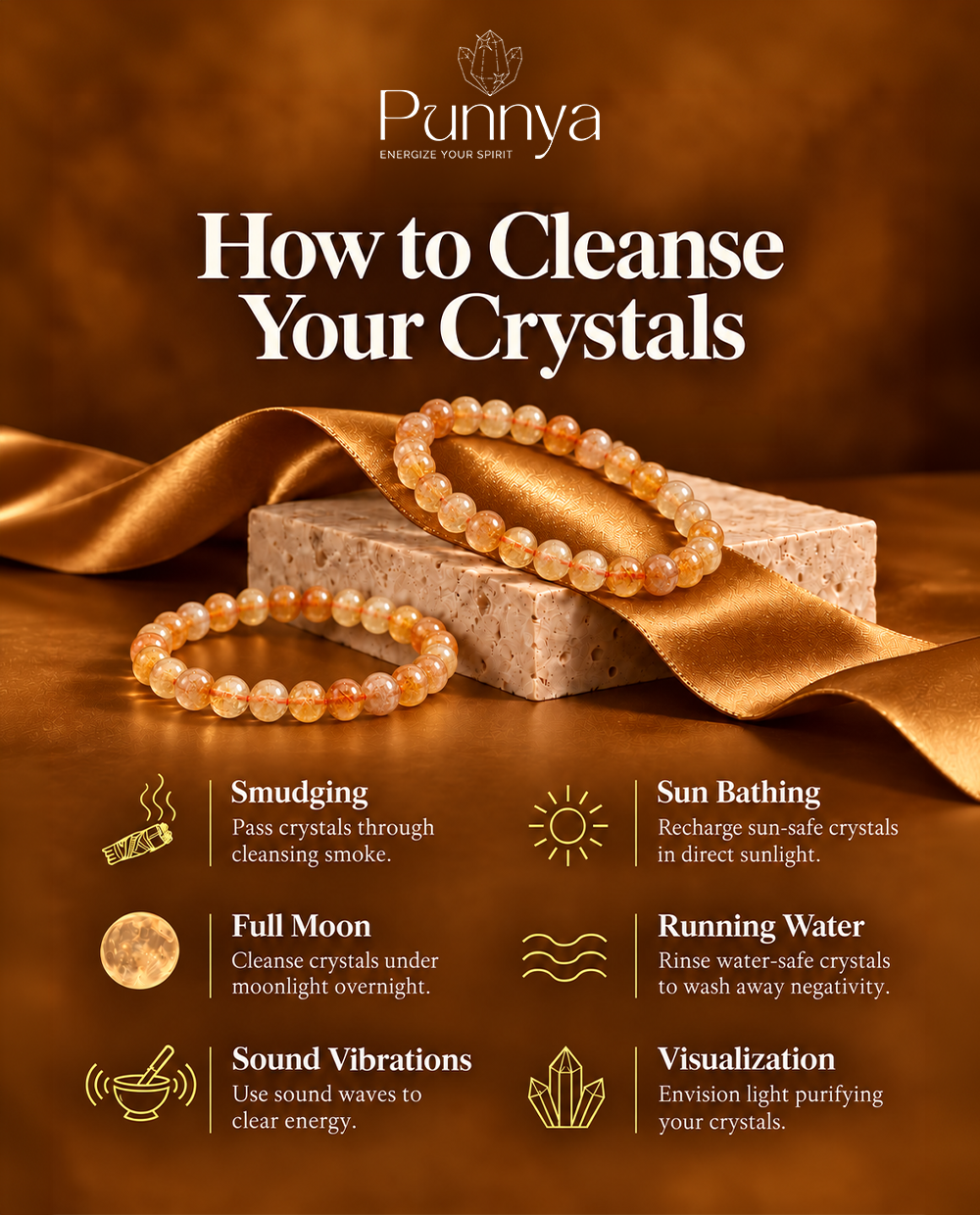 Natural Citrine Bracelet - Success And Prosperity