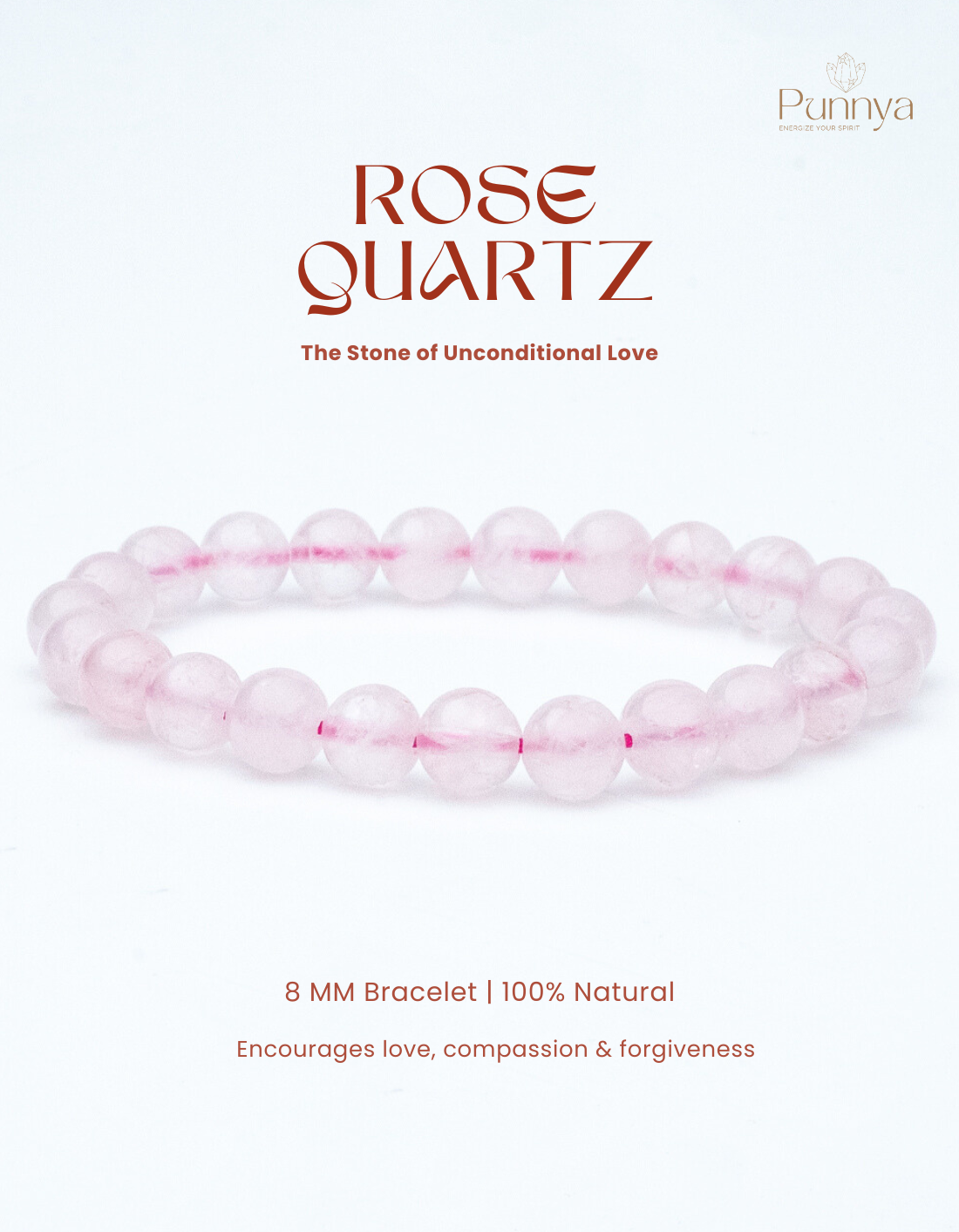 Rose Quartz Bracelet – The Stone of Unconditional Love