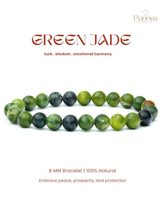 Natural Green Jade Bracelet