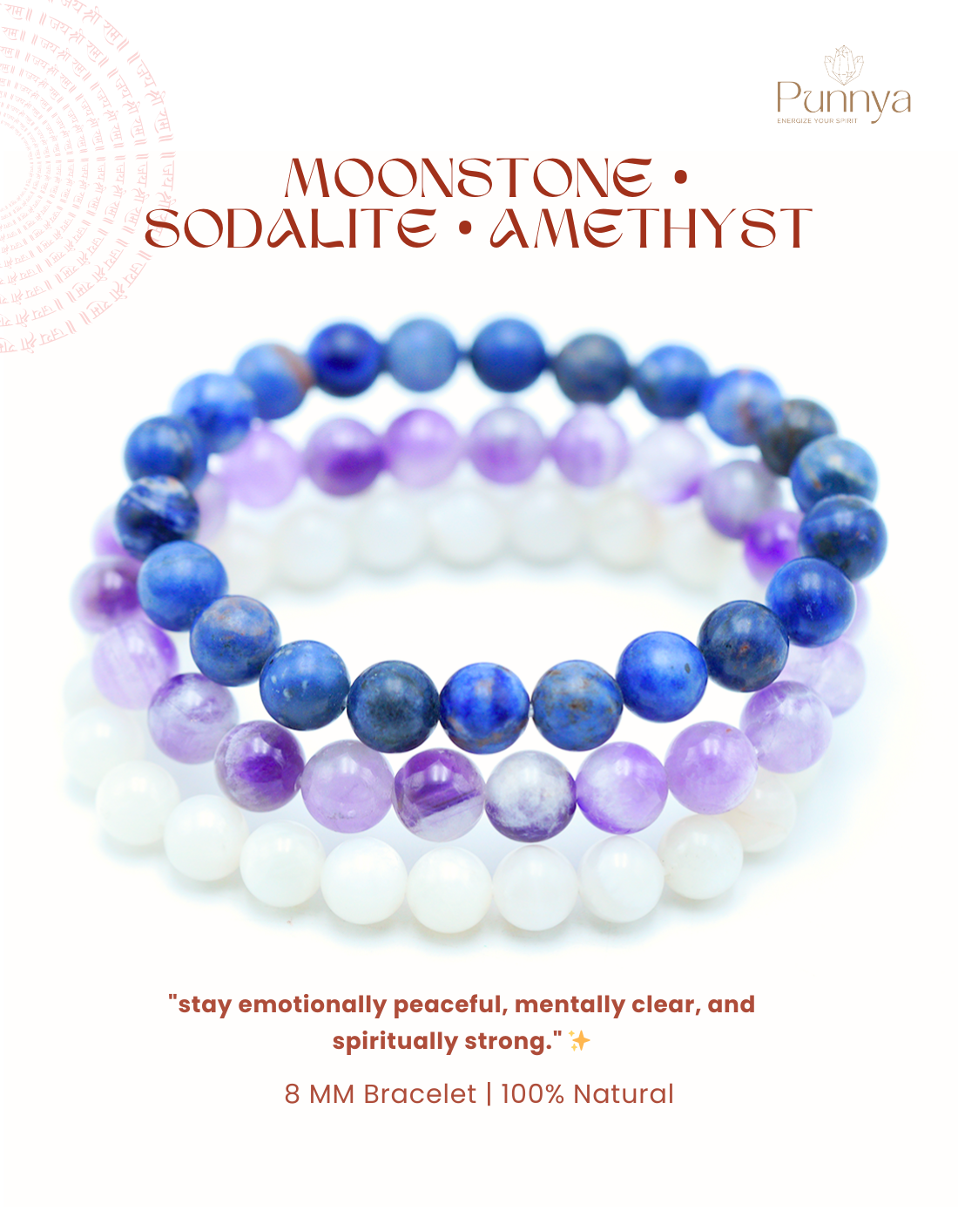 Moonstone • Sodalite • Amethyst – The Perfect Harmony Trio