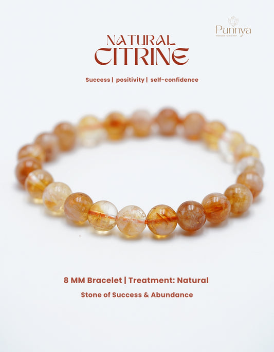 Natural Citrine Bracelet - Success And Prosperity