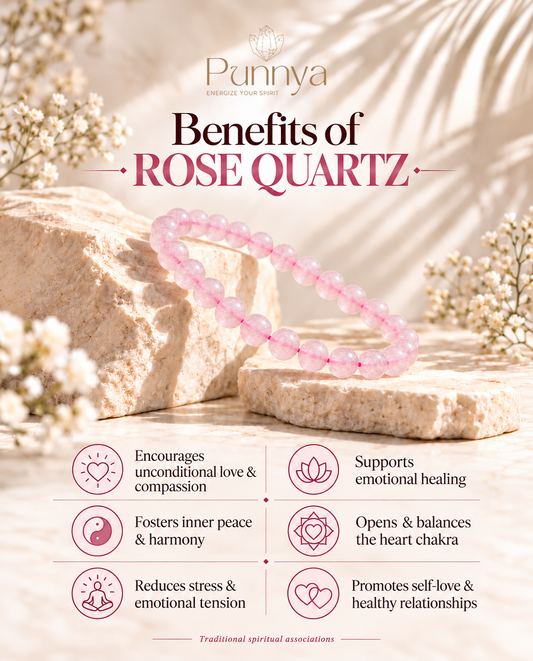 Rose Quartz Bracelet – The Stone of Unconditional Love