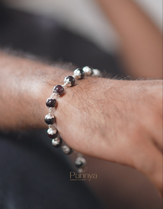 Stay bold. Stay focused. Red Tiger Eye Bracelet