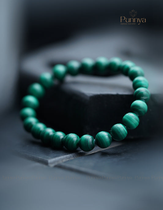 Natural Malachite Bracelet - Transformation & Protection